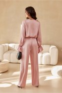 Spodnie damskie  Model Elsa ROZ SPD0034 Pink - Roco Fashion