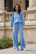 Spodnie Damskie Model Emmy SPD0041 J07 Blue - Roco Fashion
