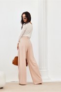 Spodnie Damskie Model Ginny BEZ SPD0040 Beige - Roco Fashion