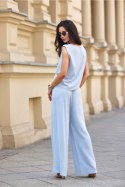 Spodnie Damskie Model Malmo BLE SPD0043 Błękit - Roco Fashion