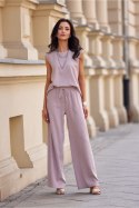 Spodnie Damskie Model Malmo ROZ SPD043 Pink - Roco Fashion