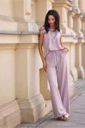 Spodnie Damskie Model Malmo ROZ SPD043 Pink - Roco Fashion