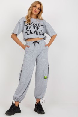 Komplet damski Model BA-KMPL-Z-236.01 Grey - Badu