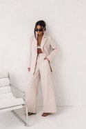 Komplet damski garnitur Model Emma 219256776 Beige - LaBalancia