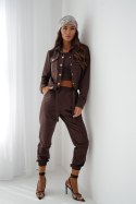 Komplet damski dres Model Milano 286165627 Brown - LaBalancia