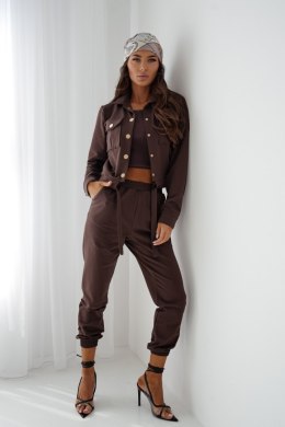 Komplet damski dres Model Milano 286165627 Brown - LaBalancia