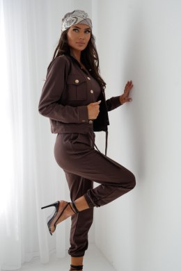 Komplet damski dres Model Milano 286165627 Brown - LaBalancia