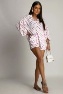 Komplet damski Model Molly Muślin 243867032 Czerwone Kropki - LaBalancia