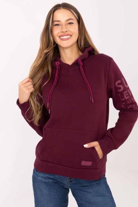 Bluza Damska Model D10600BI02690A8NO Bordo - Sublevel Bluza Damska Model D10600BI02690A8NO Bordo - Sublevel