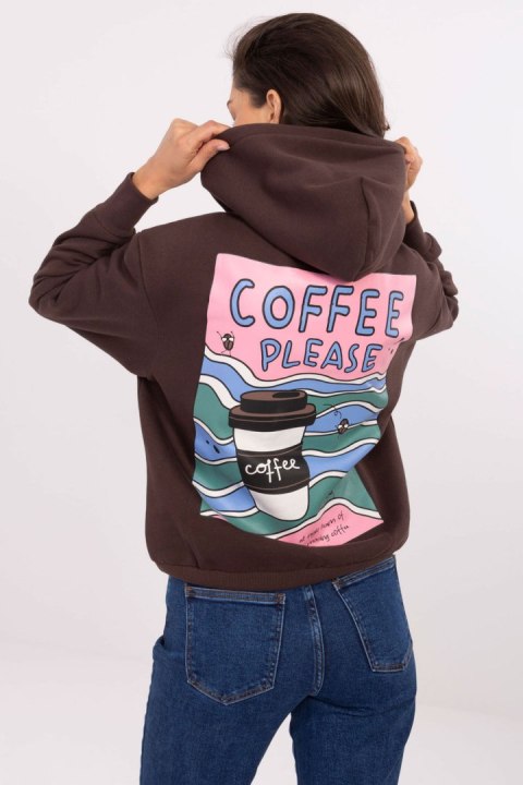 Bluza Damska Model D10608BC02654E Dark Brown - Sublevel Bluza Damska Model D10608BC02654E Dark Brown - Sublevel