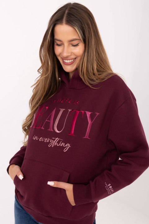 Bluza Damska Model D10608BC02802A4NO Bordo - Sublevel Bluza Damska Model D10608BC02802A4NO Bordo - Sublevel