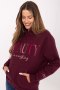 Bluza Damska Model D10608BC02802A4NO Bordo - Sublevel