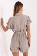 Kombinezon damski koszulowy Model MI-KO-A5043.70 Beige - Italy Moda