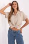 Koszula Damska Model MO-KS-53035.95 Beige - Italy Moda