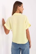 Koszula Damska Model MO-KS-53035.95 Light Yellow - Italy Moda
