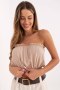 Koszulka Top damski Model LK-TP-510105.91 Beige - Lakerta