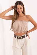Koszulka Top damski Model LK-TP-510105.91 Beige - Lakerta