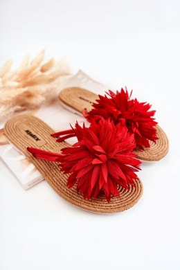 Klapki damskie Japonki Model Eviana SD5136 Red