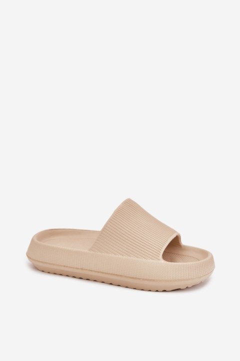 Klapki damskie Model Ameira BG208P Beige - Step in style Klapki damskie Model Ameira BG208P Beige - Step in style