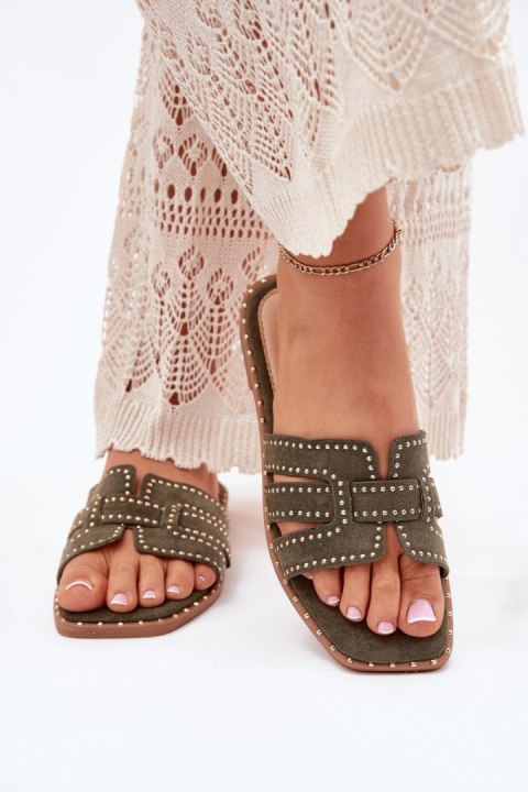 Klapki damskie Model Anniles 1156 Green - Step in style