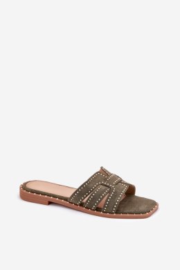 Klapki damskie Model Anniles 1156 Green - Step in style