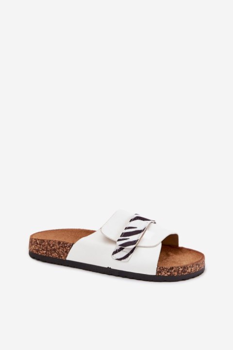 Klapki damskie Model Baylin BJ701 White - Step in style Klapki damskie Model Baylin BJ701 White - Step in style