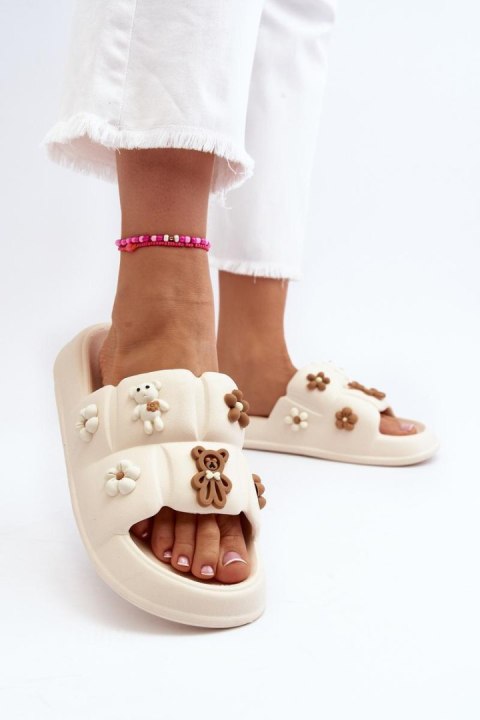 Klapki damskie Model Cambrina BG160 Beige Klapki damskie Model Cambrina BG160 Beige