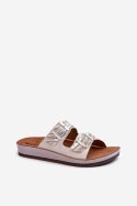 Klapki damskie Model Inblu CP000045 Beige