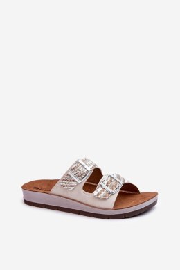Klapki damskie Model Inblu CP000045 Beige