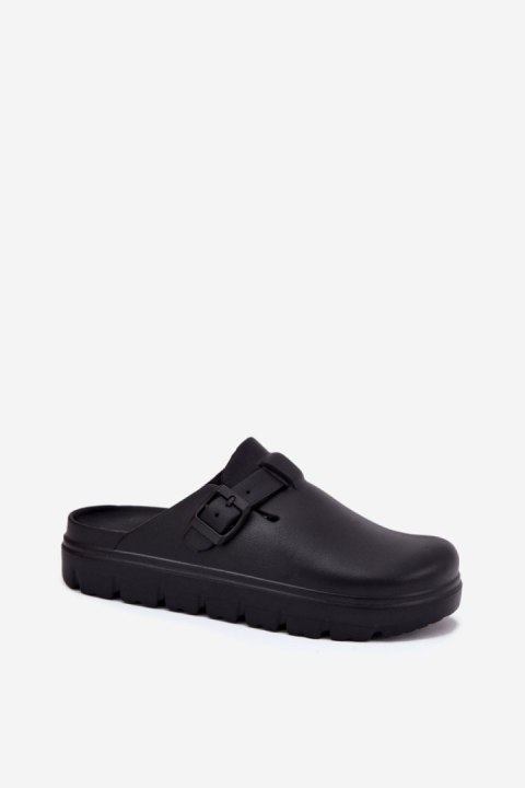 Klapki damskie Model Larinie 25SD97-8523 Black - Step in style Klapki damskie Model Larinie 25SD97-8523 Black - Step in style