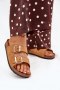 Klapki damskie Model Livara WD295 Camel - Step in style