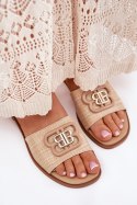 Klapki damskie Model Nenitta 5257 Beige - Step in style