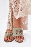 Klapki damskie Model Nenitta 5257 Green - Step in style
