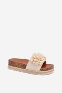 Klapki damskie Model Tessara WD292 Beige