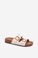 Klapki damskie Model Vesina WD302 Beige