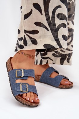 Klapki damskie Model Vesina WD302 Dark Jeans