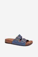 Klapki damskie Model Vesina WD302 Dark Jeans