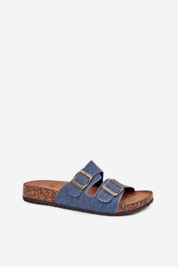 Klapki damskie Model Vesina WD302 Dark Jeans