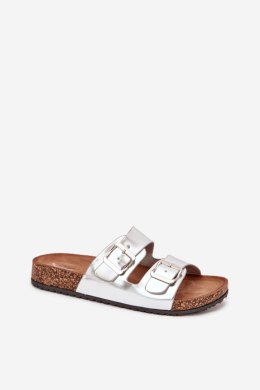 Klapki damskie Model Vesina WD302 Silver