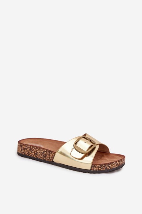 Klapki damskie Model Vianara WD300 Gold Klapki damskie Model Vianara WD300 Gold