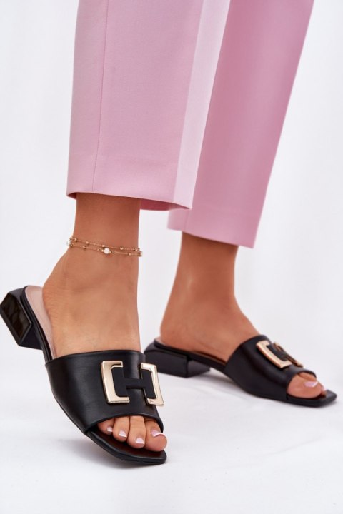 Klapki damskie Model Vinceza 62229 Black - Step in style Klapki damskie Model Vinceza 62229 Black - Step in style