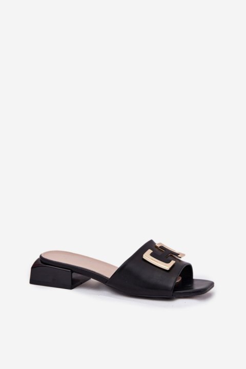 Klapki damskie Model Vinceza 62229 Black - Step in style Klapki damskie Model Vinceza 62229 Black - Step in style