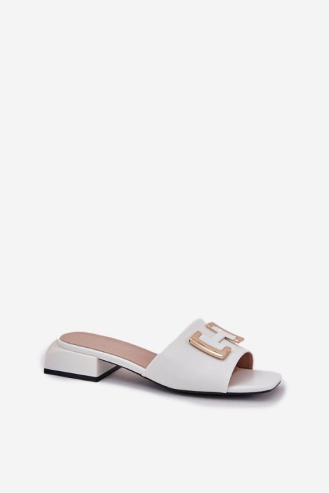 Klapki damskie Model Vinceza 62229 White - Step in style Klapki damskie Model Vinceza 62229 White - Step in style