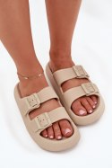Klapki damskie Model Vinceza 76056 Beige - Step in style