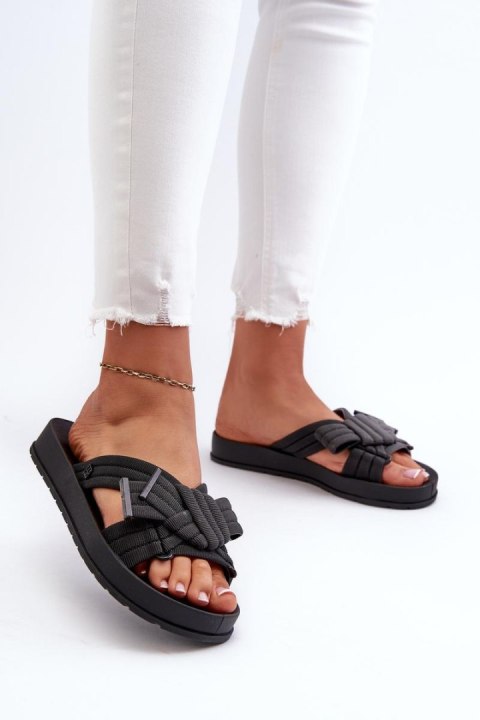 Klapki damskie Model Zaxy LL285096 Black Klapki damskie Model Zaxy LL285096 Black