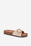 Klapki damskie  Model Zavira WD299 Beige 