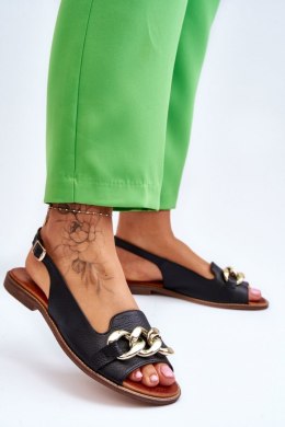 Sandały damskie Model Lewski Shoes 3230 Black Groch