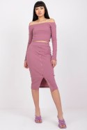 Komplet damski Model RV-KMPL-7524.34 Dark Pink - Rue Paris