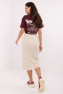 Spódnica damska Model D93020M50243A1 Light Beige - Sublevel