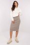 Spódnica damska Model D93020M50243A2 Dark Beige - Sublevel